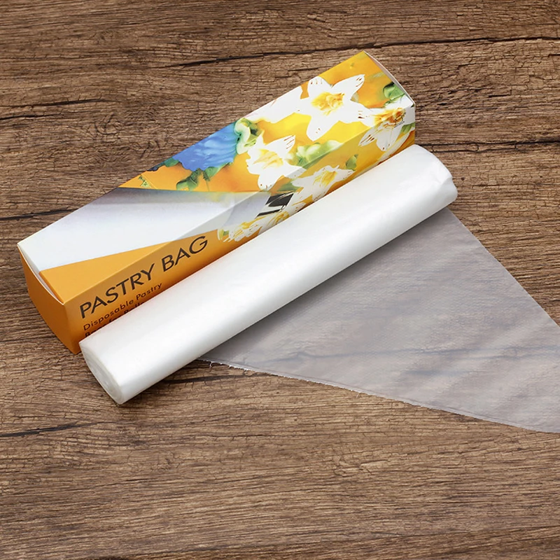 

50pcs/roll Small/Large Size Disposable Piping Bag Icing Piping Cupcake Cookies Decor Bag Fondant Cream Decorating Pastry Tips