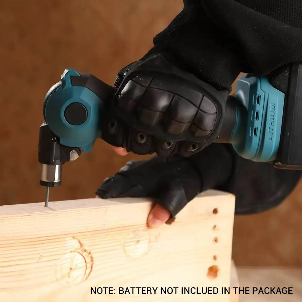 Cordless Electric Hammer Copper Motor 4200ipm 0/45/90 Degree Adjustable Head Hammer Drill Rechargeable for Makita 18V Battery 2