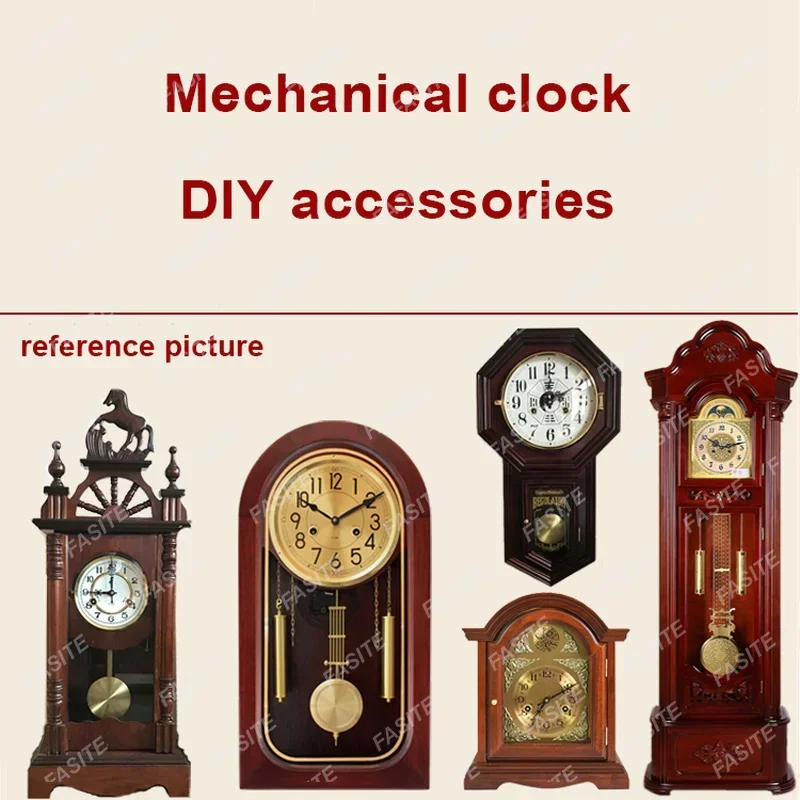 Superior F Type 31 Day Grandfather Clock Mechanical Movement DIY Clockwork Clock Accessories Full Set Winding Upright Metal Cloc 3
