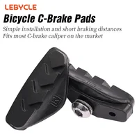 LEBYCLE vélo de route cyclisme freinage c-plaquettes de frein blocs supports chaussures en caoutchouc durables 50mm plaquettes d'étrier 1