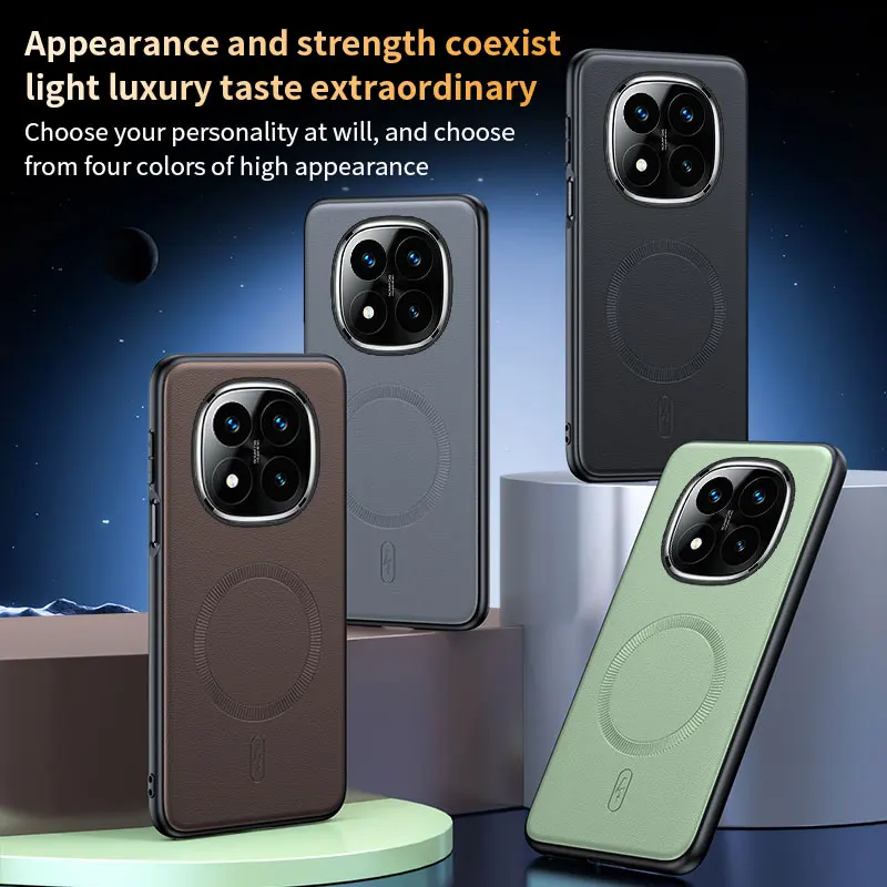 Magnetic Leather Shield Cover - High Quality Anti-Fingerprint Non-Slip Protection