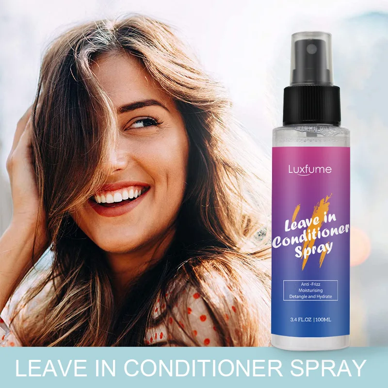 

Leave In Conditioner Shiny Smooth Anti-Frizz Hair Conditioning Spray Moisturizing Detangler Spray For Demaged And Dry Hair Care