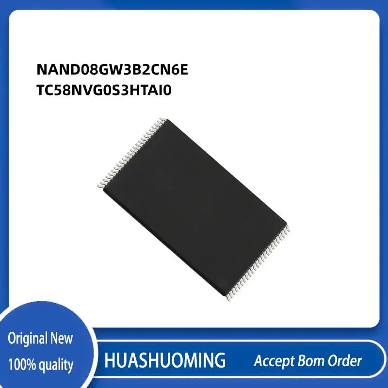 

10Pcs/Lot NAND08GW3B2CN6E NAND08GW3B2CN6 NAND08GW3B2 NAND08G TC58NVG0S3HTAI0 TC58NVG0S3 TC58NVG0 TC58N TSOP48