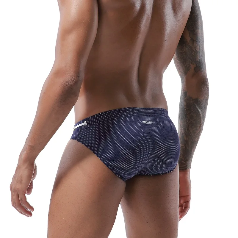 Sexy Solid Bikini Swimwear Men Swim Briefs Gay Mens Swimsuit Swimming Suit Sunga Beach Surfing Water Sport Wear Man Bath Short swim trunks