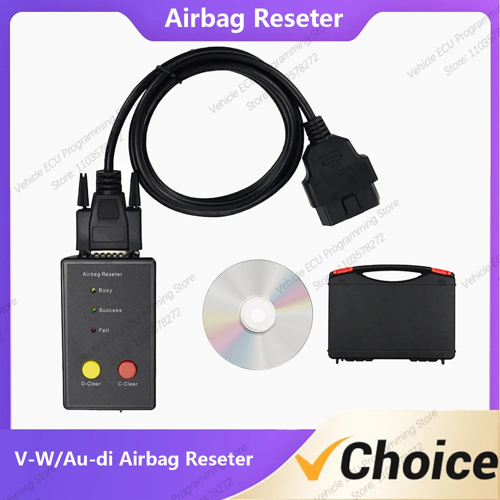 

Airbag Tester For V-W For Au-di Reset Device Clearing Faults OBD External Equipment Automobile Maintenance Support English-15%