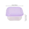 6Pcs Food Storage Container Small Plastic Moisture-proof Containers Mini Kitchen Storage Box with Leakproof Lid Kitchen Accessor 2