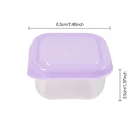 6Pcs Food Storage Container Small Plastic Moisture-proof Containers Mini Kitchen Storage Box with Leakproof Lid Kitchen Accessor 2