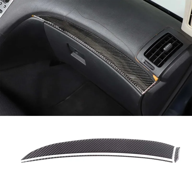 

For Infiniti G25 G27 G37 2007-2013 Soft Carbon Fiber Car Dashboard Panel Frame Cover Trim Stickers Car Accessories