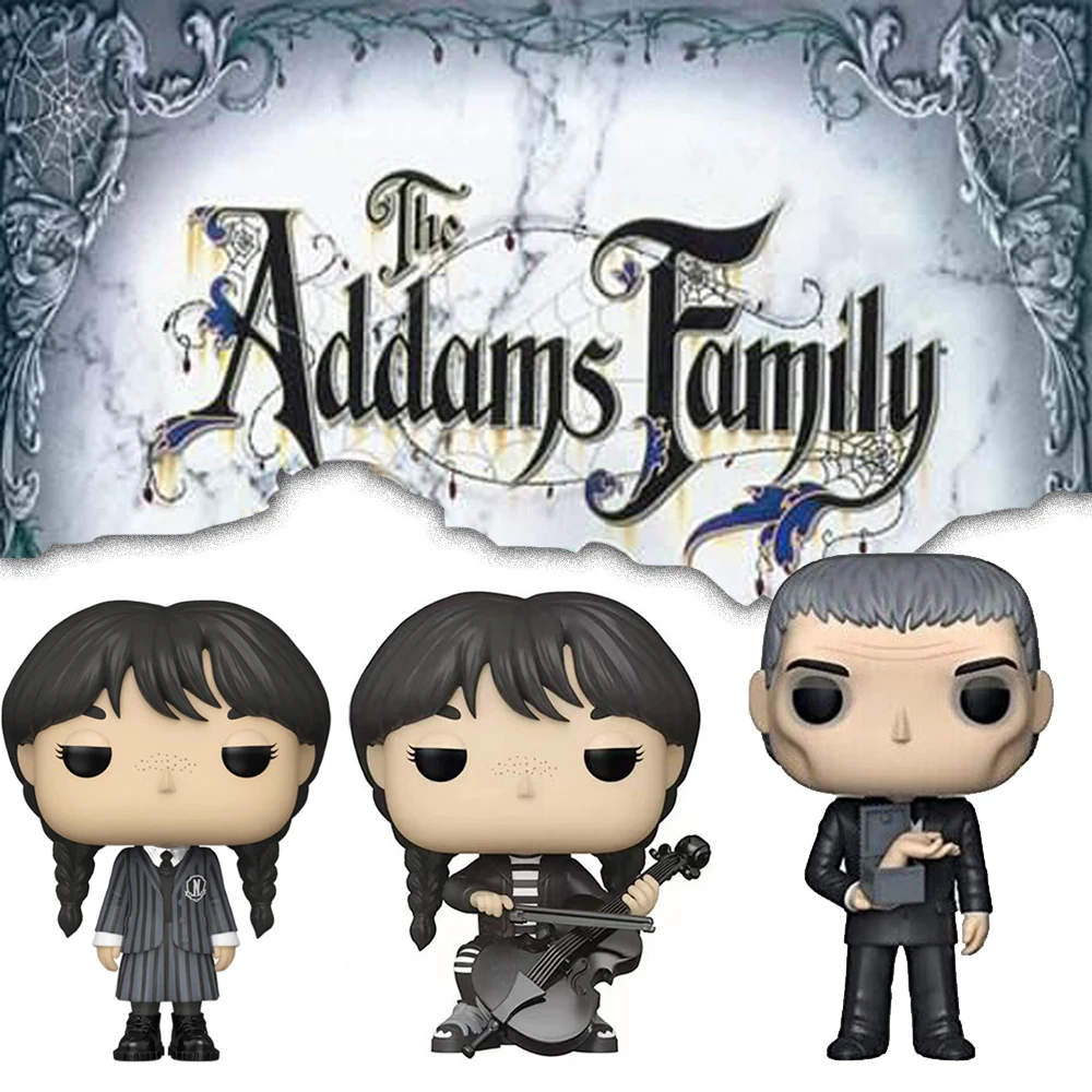 

Wednesday Addams Family Figure Toy Horror Films Model Doll Decoration Ornament Gift