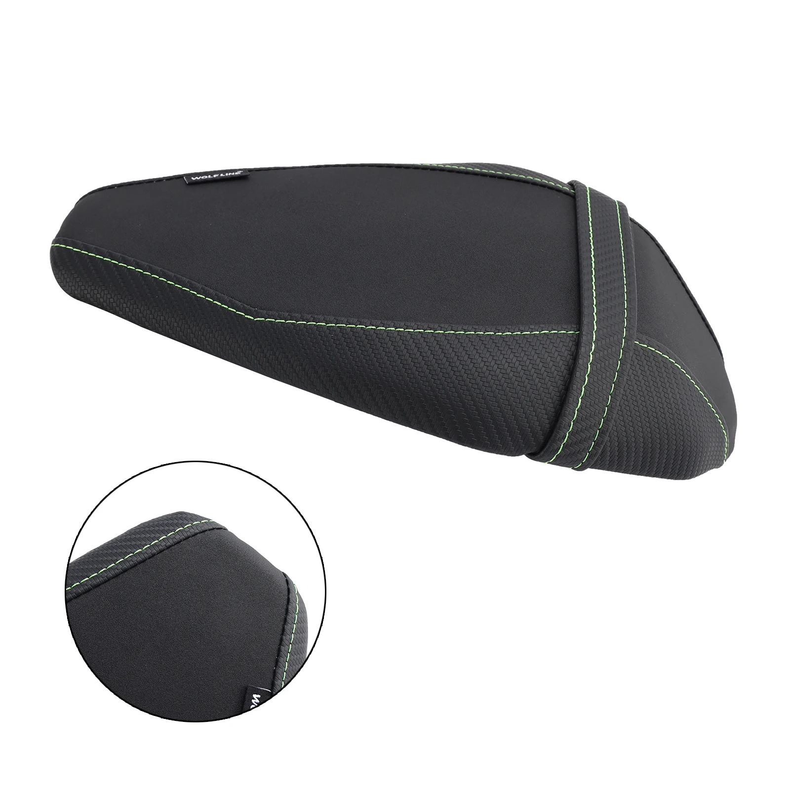 Rear Passenger Seat Pillion Saddle Flat Green for Kawasaki
