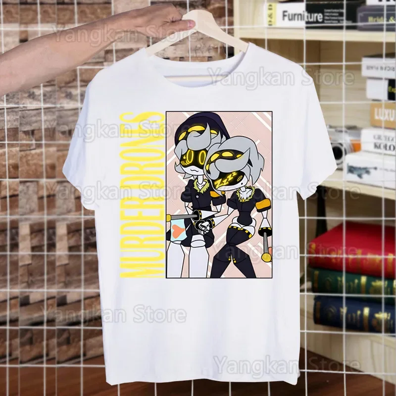 Premium Murder Drones Graphic Tee - Men's Summer Short Sleeve Shirt