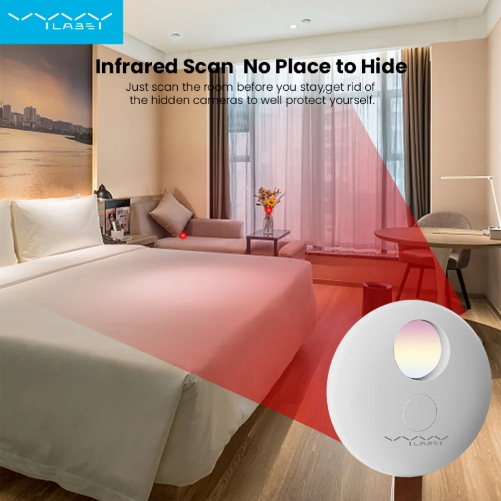 Vyvylabs Mini Camera Detector Hidden Portable Pinhole Lens Detect Anti-Peeping Protection spy gadgets professional gadget