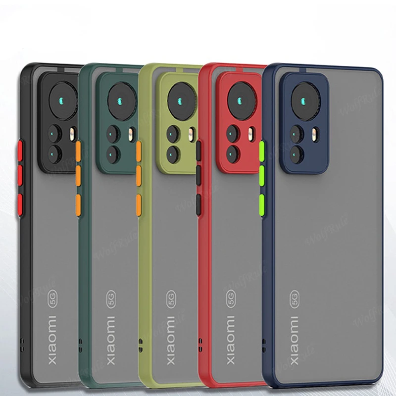 For Cover Xiaomi Mi 12t Pro Case For Mi 12t Pro Capas Back Matte Clear