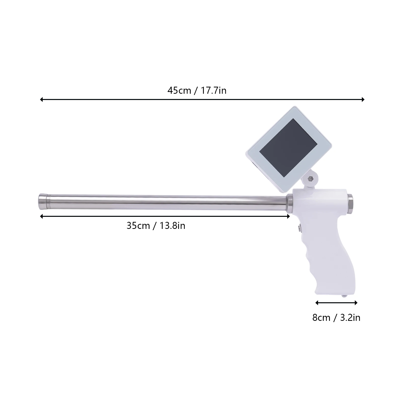 Cattle AI Kit with 15MP Camera 3.5-Inch LED Display Anti-Fall Rope 8 Hours Battery Life for Insemination Process