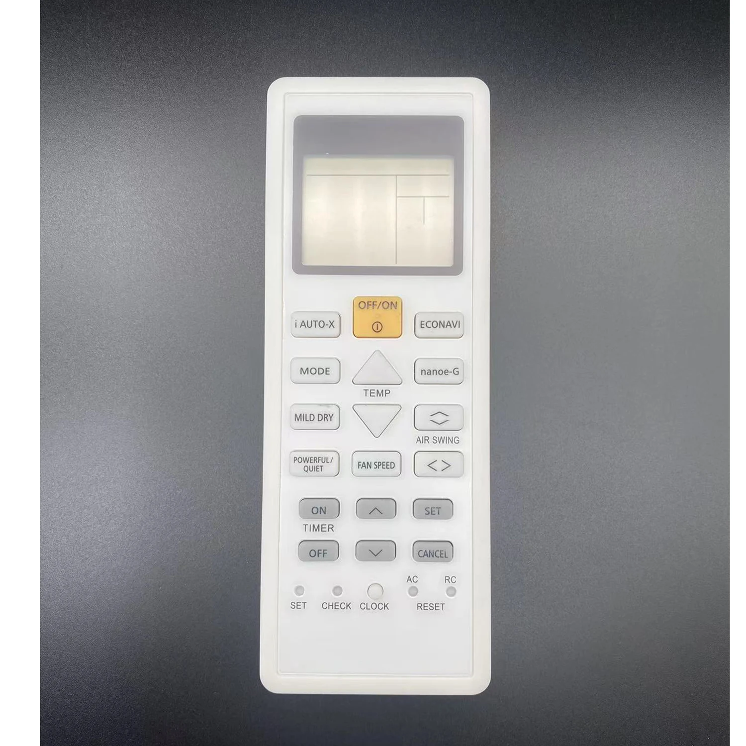 Souldershop Telecomando universale di ricambio compatibile per condizionatore d'aria Panasonic A75C03420 A75C00370 A75C00510 A75C01990 A75C12670 (solo display in Celsius, non può cambiare in