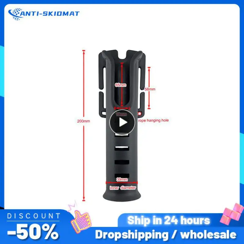

1PCS Rod Holder Portable Pole Inserter Fishing Rod Multi-function Quick Rods Rack Reusable Fishing Rod Holder Belts Outdoor