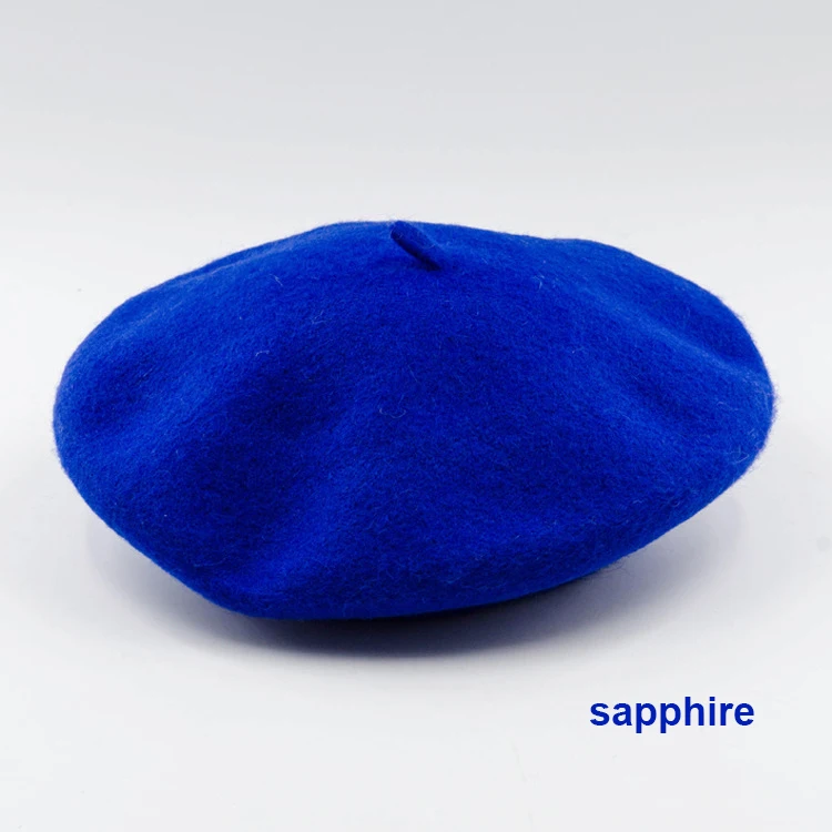 USPOP Blue Green Color Series Berets Women Wool Beret