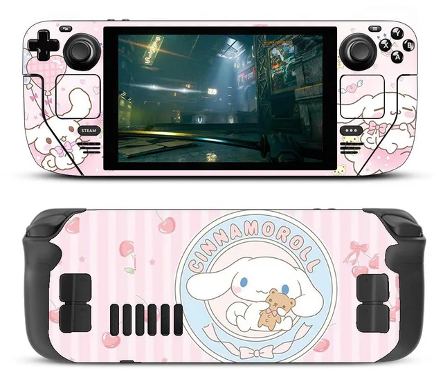 Customizable Cartoon Anime Skin Vinyl Sticker Protective For Steam Deck Console Anti Fingerprint Scratch Resistant Stickers Aliexpress