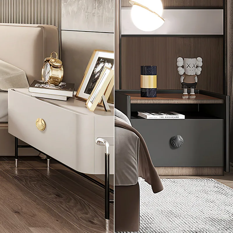 New shell luxury style drawer handle for cabinet door pull furniture handle
