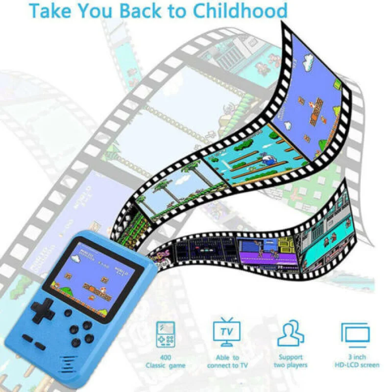 Built-in 500+ Classic Games Children's Handheld Game Players for Gameboy Output Emulator Charging Can Be Connected To The TV - 5