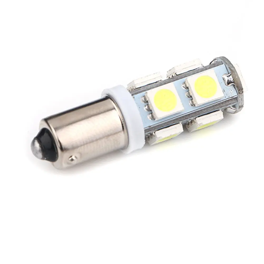 

10 шт., белые/Янтарные/красные лампы BA9S 5050 9SMD