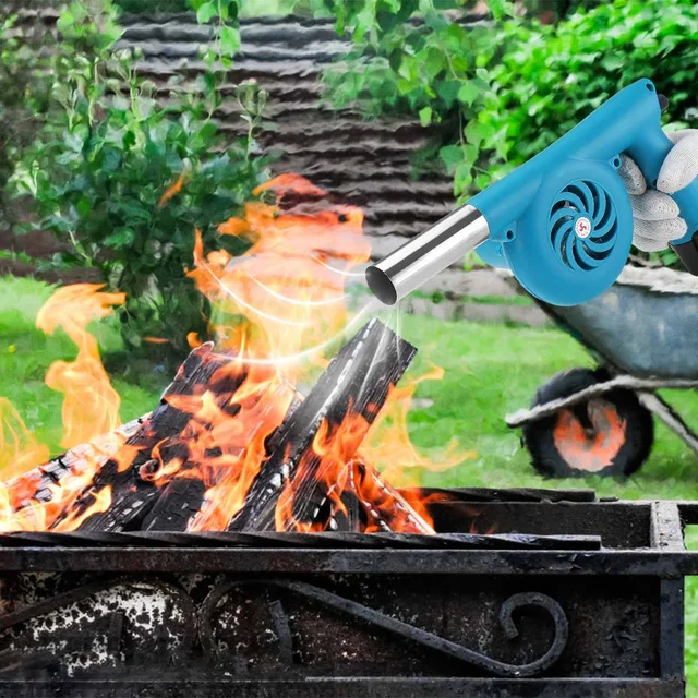 Kézi Villamosenergia -Bbq Ventilátor Mini Hordozható Főző Kültéri Bbq Piknik Légfúvó Kályha Szerszám Lítium Akkumulátorral - Image 2