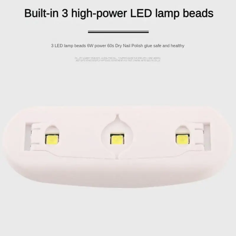 Foldable Phototherapy Lamp Mini Size Nail Polish Curing Machine Miniature Nail Lamps For Travel Uv Led Lights Highest Rated 5
