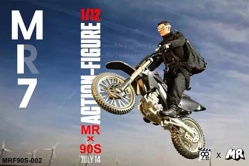 MRx90s MR7 1/12 Men Soldier Professional Agent Tom Cruise