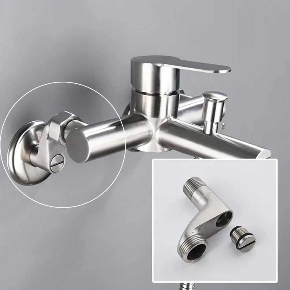 Shower Faucet Curved Foot Angle Valve Fittings Shower Pipe Bend Connector Bathroom Elbow Reducing Angled Joint Faucet 1 Pair