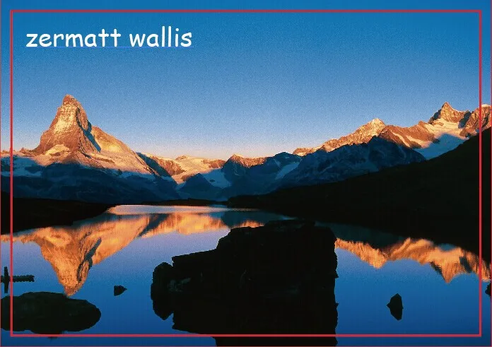 Refrigerator Magnets,Zermatt Wallis Alpes Tourist Rectangle Rigid Fridge Magnet 20710