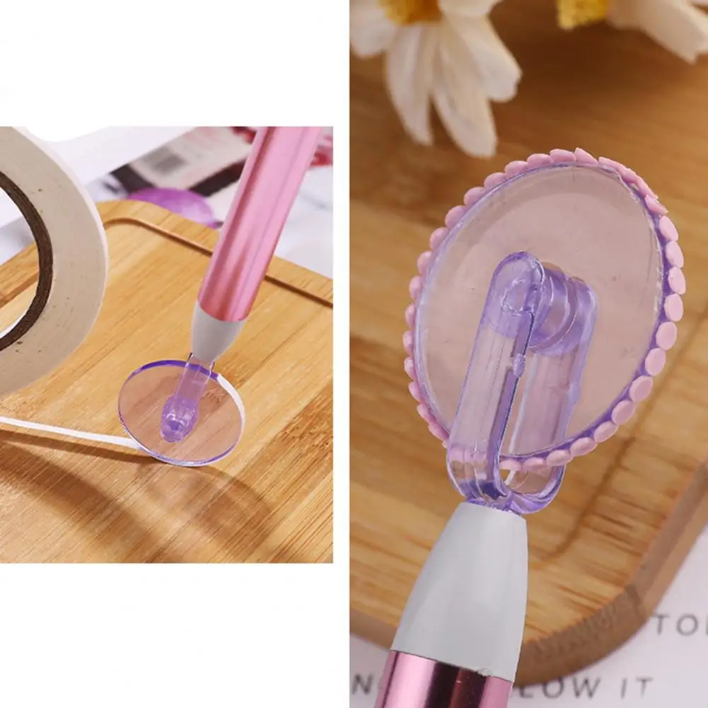 Practical Lightweight Diamond Painting Tip Finish Roller Tool Mosaic Kit Detachable Handle Sturdy Drill Roller for Home