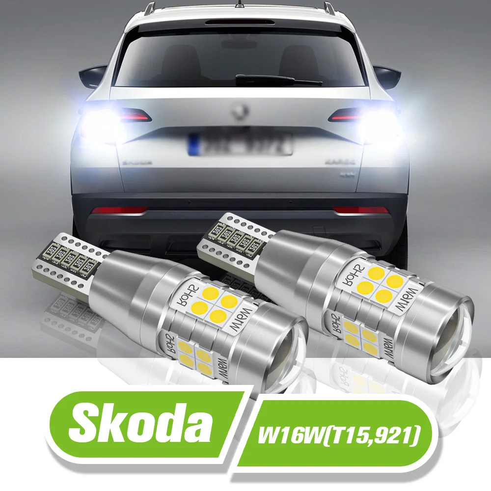 

For Skoda Karoq Superb MK2 VW Touran Beetle CC EOS Routan Scirocco mk3 Sharan Tiguan LED Reverse Light W16W T15 2pcs Backup Lamp