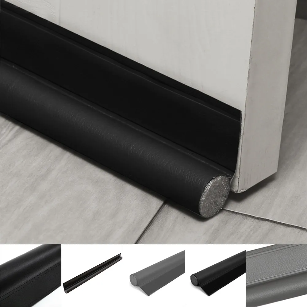 

96cm Door Bottom Seal Strip Weatherstrip Under Door Draft Stopper Anti-Cold Gap Blocker Wind Shield Foam Weather Sealing Strip