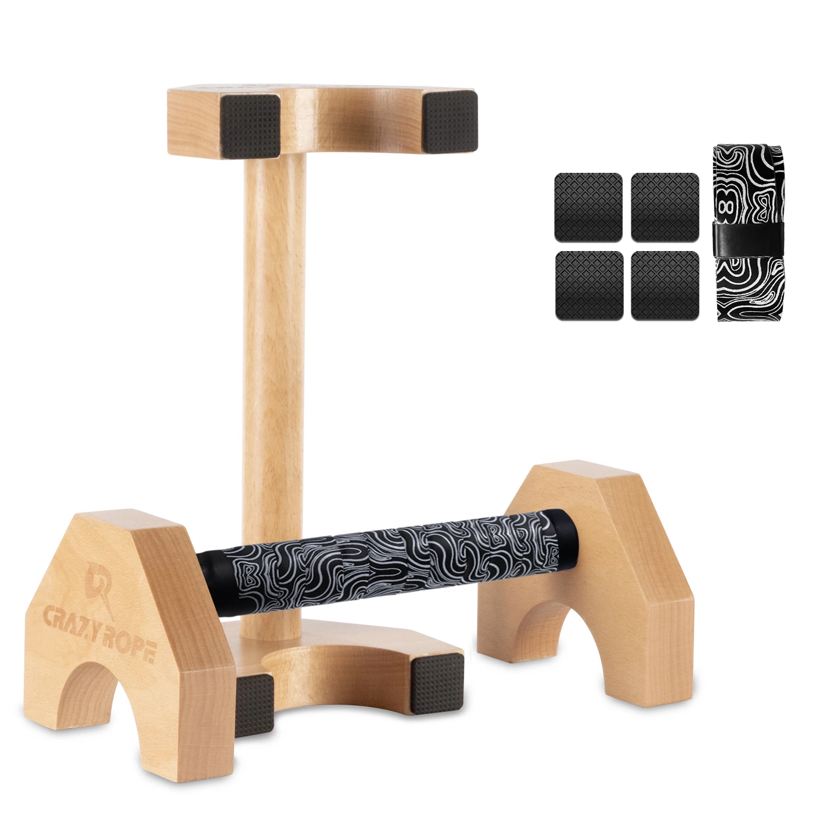 Wooden Push-Up Bar Stands 6
