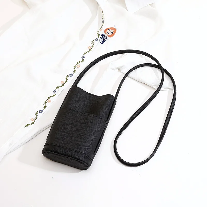 Měkké pu kůže mobilní telefon brašna pro dámská crossbody malý brašna nový móda versatile nákup telefon brašna