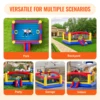VEVOR Inflatable Bounce House Outdoor High Quality Playhouse Trampoline Jumping Bouncer with Blower Slide and Storage Bag Castle 6
