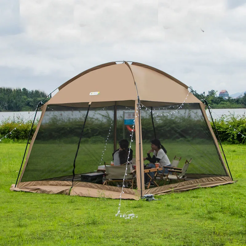 outdoor-anti-mosquito-tent-oxford-mesh-canopy-picnic-fishing-pergola-uv-protection-large-space-party-tour sunshelter