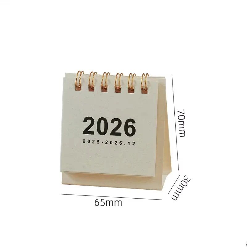 2026 Mini Simple Desk Calendar 3