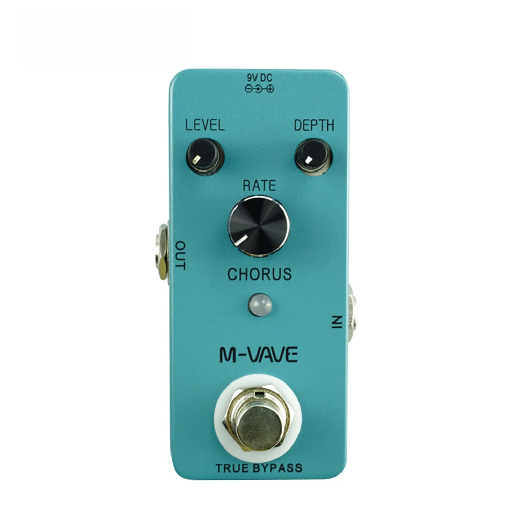 

M-VAVE CHORUS Pedal Digital Guitar Effect Pedal Guitar Analog Classic Chorus Effect Pedal True Bypass Cuvave CUBE BABY