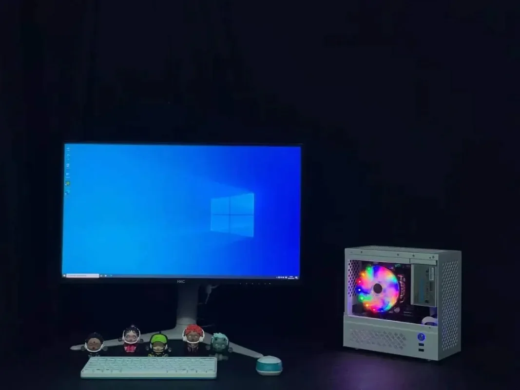 S30 컴팩트 MATX 마더보드 SFX 전원 플러그 독립 비디오 카드, 데스크탑 측면 투명 미니 게임 소형 섀시, 신제품