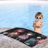 Cartoons S-Santoro G-Gorjuss Microfiber Beach Towel Absorbent Quick Dry Soft Yoga Swimming Resort Mountain Climbing Towel 3