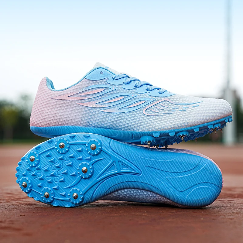 Track and Field Shoes for Men Women  Spikes Boys and Girls Kids Running Racing Shoes