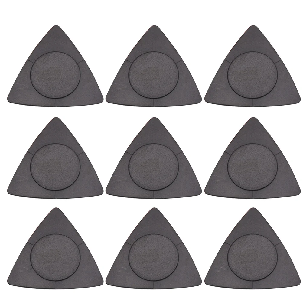 

20pcs Guitar Pick Non- Grip Folk Guitar Picks Sticked Triangle White Guitar Picks Anti- Style