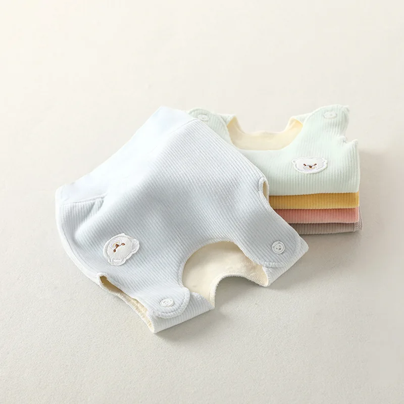 Newborn Baby Vests For Girls Boys Fleece Thicken Warm Kids Casual Waistcoats Infant Toddler Sleeveless Outerwear Autumn Winter