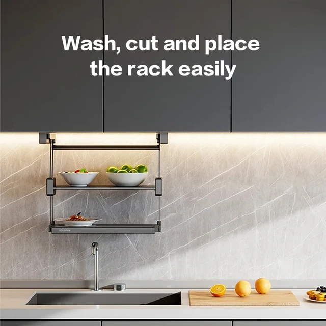 Pull-Down Wall Mounted Spice Rack – 3
