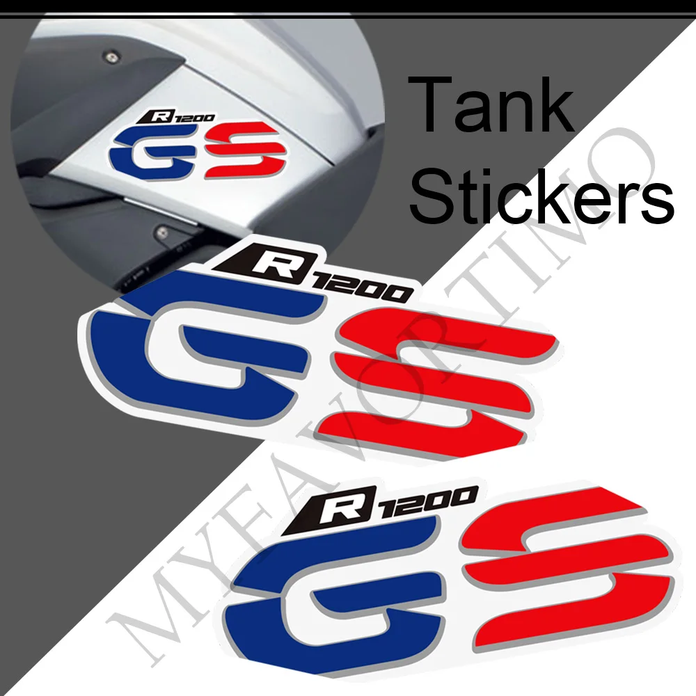 

For BMW R1200GS R 1200 GS GSA Tank Pad Grips Gas Fuel Knee Stickers Protector 2004 2005 2006 2007 2008 2009 2010 2011 2012 2013