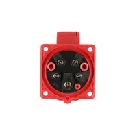 5Pcs Industrial Plug and Socket Waterproof Connector 3PIN 4PIN 5PIN 16A/32A  Waterproof Electrical Connection Wall Mount Socket 6