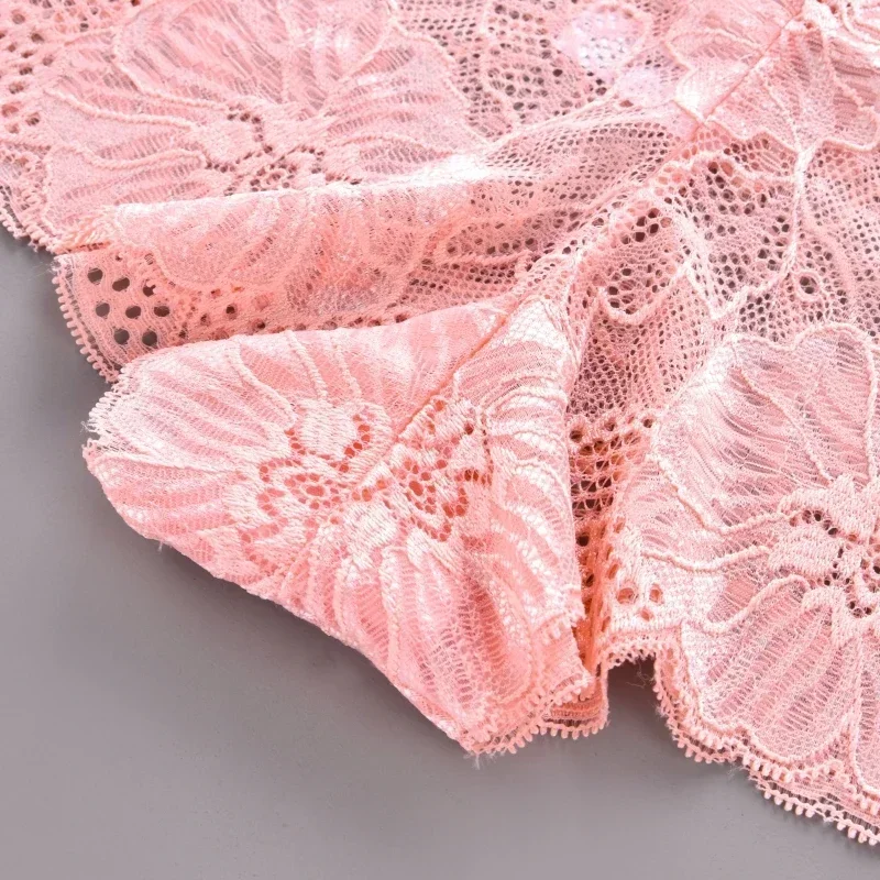 6PCS Sexy Briefs High Waist Panties Women Underpants Female Underwear Lace Thongs Breathable Intimate Seamless Lingerie G-string