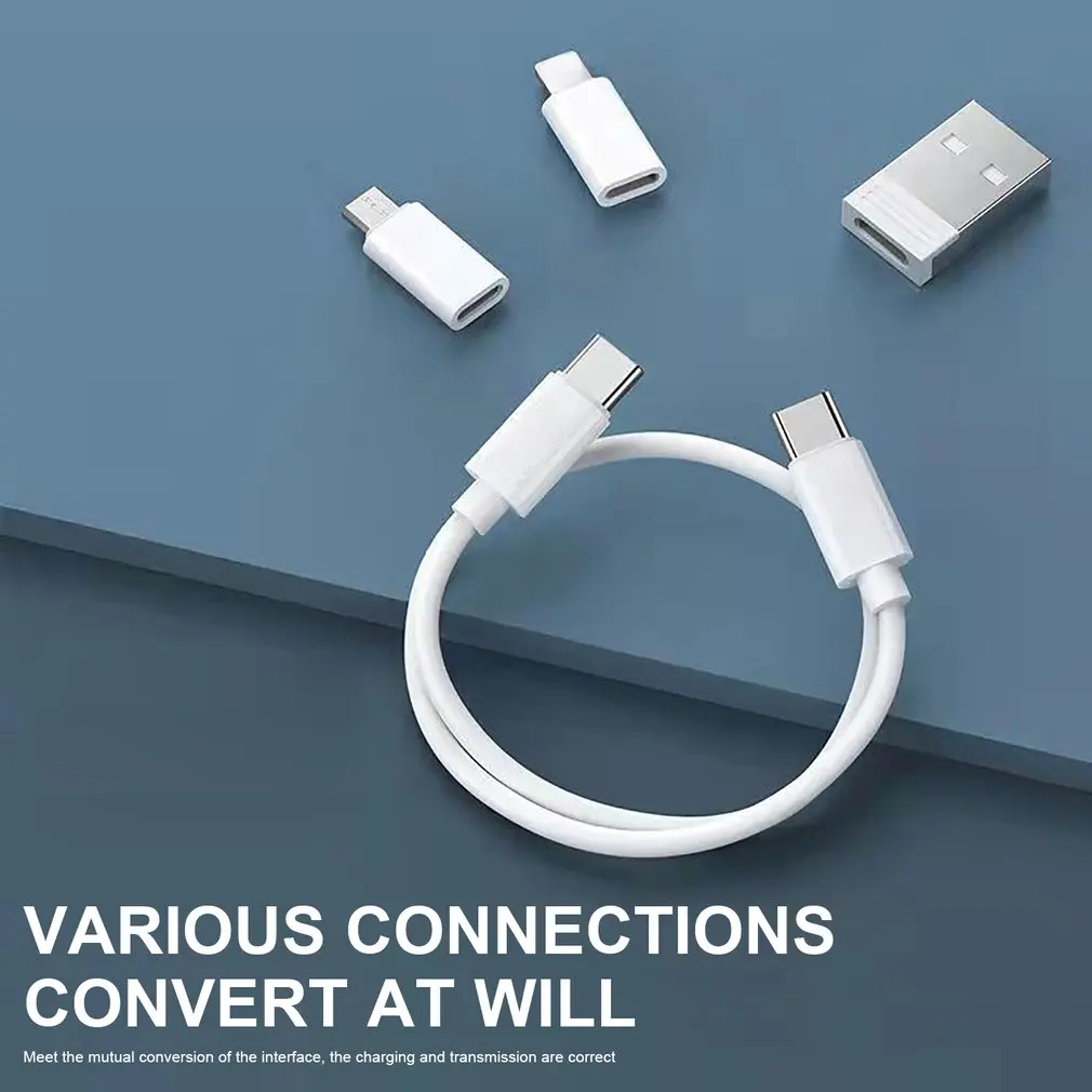60W USB Data Cable Micro USB Charge Line Storage Box With Retrieve Card Pin