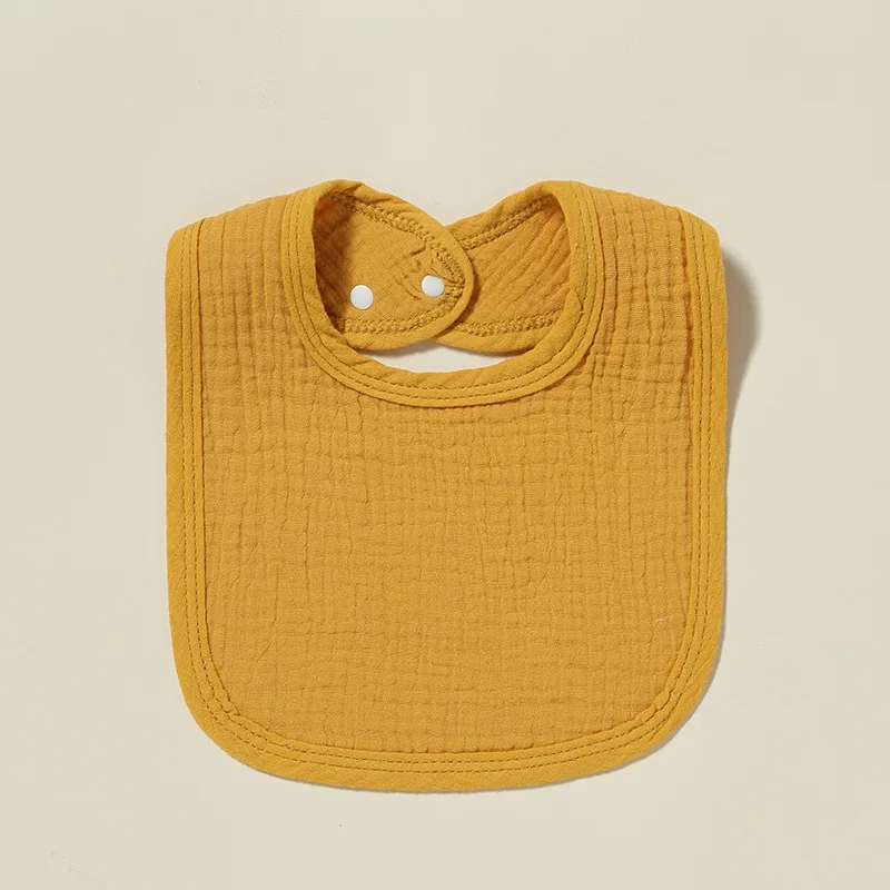 Cotton Gauze Baby Bibs Autumn Solid Color Infant Bib Newborn Burp Cloths for Kids Boy Girl Spring Soft Feeding Saliva Towel, Saliva Towel, Baby Bib, Feeding Bib, Cotton Bib Set, Cotton Bib